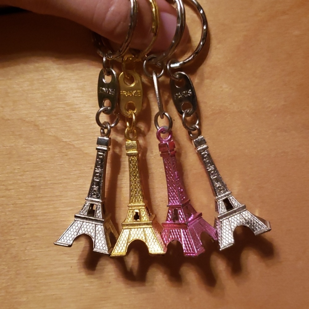 FREE with bundle! Eiffel Keychain